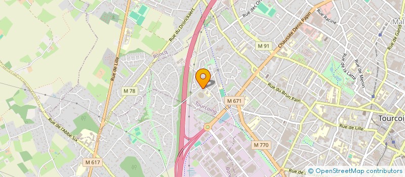 localisation de l'entreprise PHARMACIE DU CLINQUET  TOURCOING