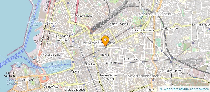 localisation de l'entreprise PHARMACIE DU COURS SAINT LOUIS  MARSEILLE