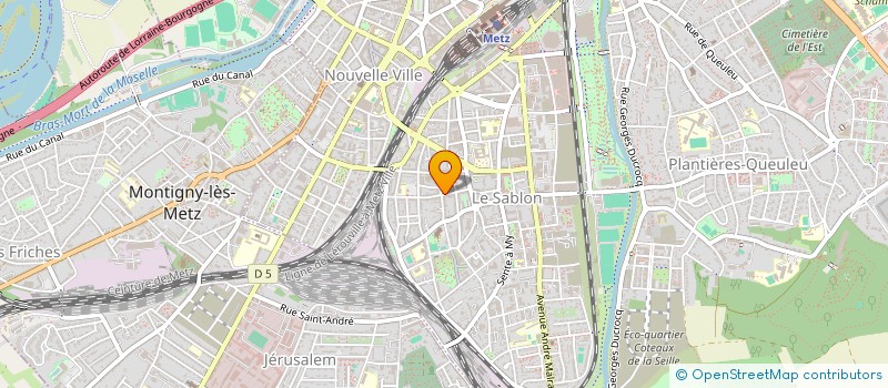 localisation de l'entreprise PHARMACIE DU CYGNE à METZ