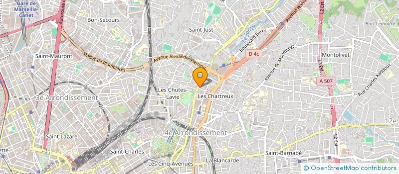 localisation de l'entreprise PHARMACIE DU DOME à MARSEILLE