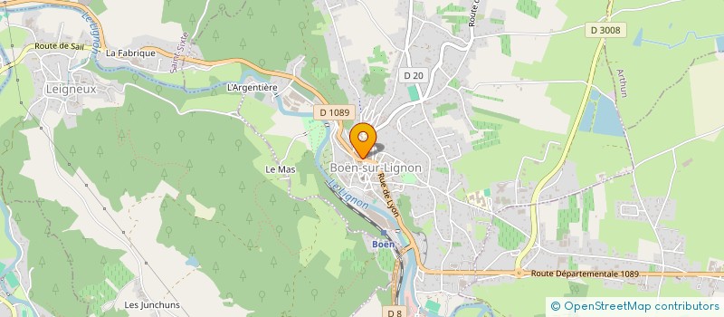 localisation de l'entreprise PHARMACIE DU FOREZ à BOEN-SUR-LIGNON