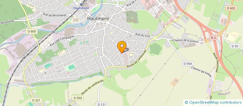 localisation de l'entreprise PHARMACIE DU FORT  HAUTMONT