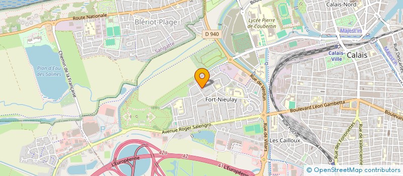 localisation de l'entreprise PHARMACIE DU FORT  CALAIS