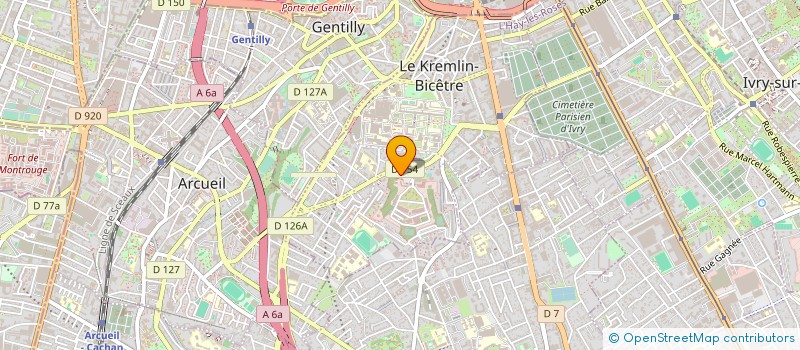 localisation de l'entreprise PHARMACIE DU FORT DE BICETRE  LE KREMLIN-BICETRE