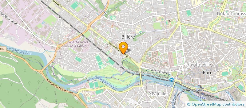 localisation de l'entreprise PHARMACIE DU GOLF  BILLERE