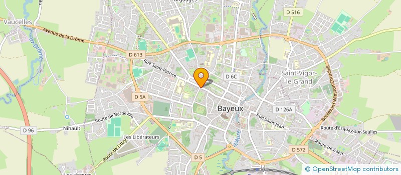 localisation de l'entreprise PHARMACIE DU GOULET  BAYEUX