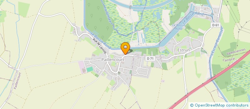 localisation de l'entreprise PHARMACIE DU GRAND CLAIR  PAILLENCOURT