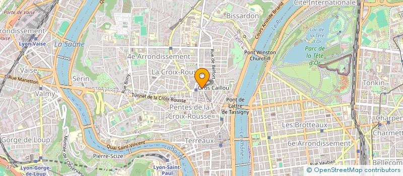 localisation de l'entreprise PHARMACIE DU GROS CAILLOU à LYON