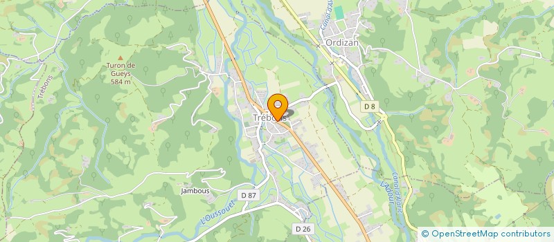 localisation de l'entreprise PHARMACIE DU HAUT-ADOUR à BAGNERES-DE-BIGORRE
