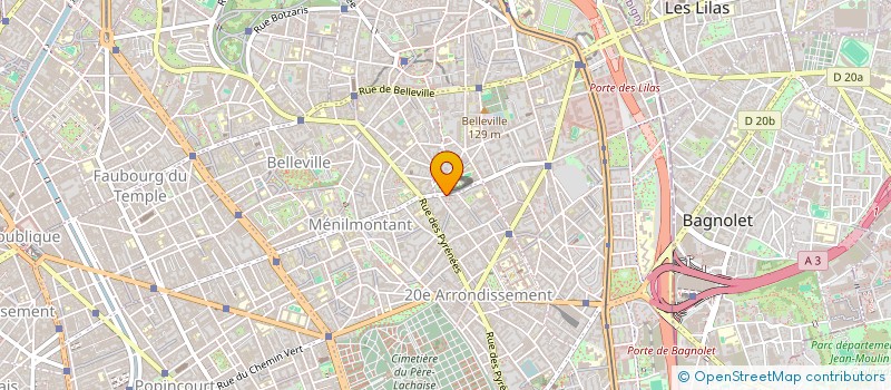 localisation de l'entreprise PHARMACIE DU HAUT MESNIL  PARIS