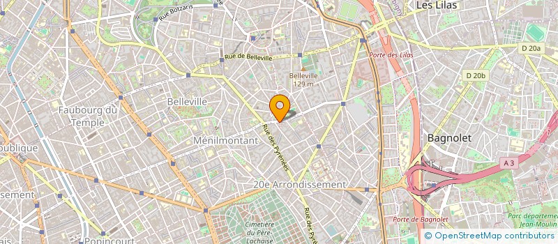 localisation de l'entreprise PHARMACIE DU HAUT MESNIL  PARIS