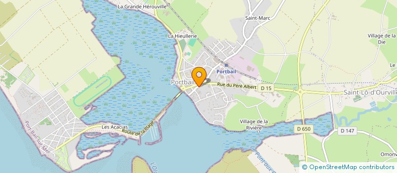 localisation de l'entreprise PHARMACIE DU HAVRE  PORT-BAIL-SUR-MER