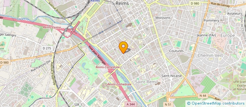 localisation de l'entreprise PHARMACIE DU JARD  REIMS