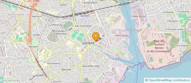 localisation de l'entreprise PHARMACIE DU KREIZ KER à LORIENT