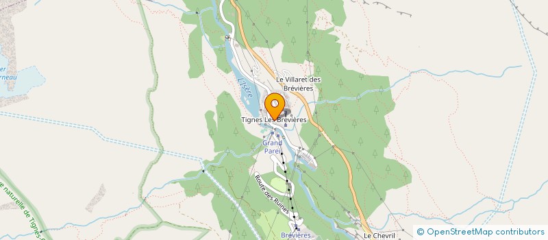 localisation de l'entreprise PHARMACIE DU LAC DE TIGNES à TIGNES