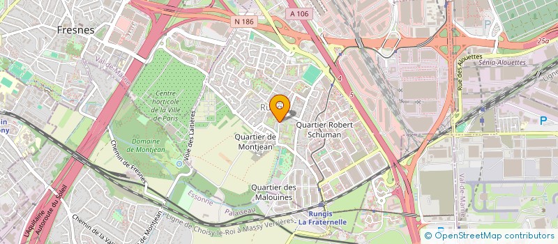 localisation de l'entreprise PHARMACIE DU LAGUE  RUNGIS