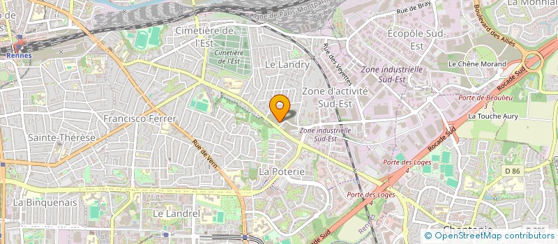 localisation de l'entreprise PHARMACIE DU LANDRY  RENNES