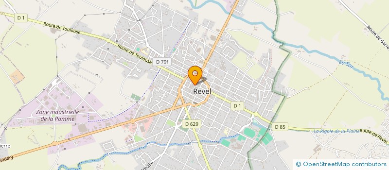 localisation de l'entreprise PHARMACIE DU LAURAGAIS  REVEL