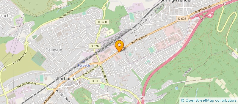 localisation de l'entreprise PHARMACIE DU LION  FORBACH