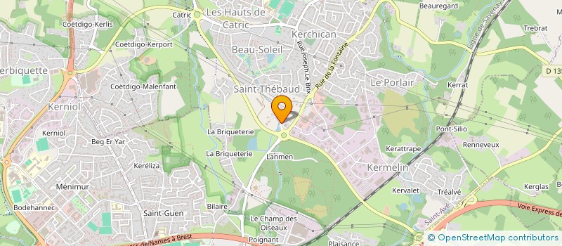 localisation de l'entreprise PHARMACIE DU LOC à SAINT-AVE