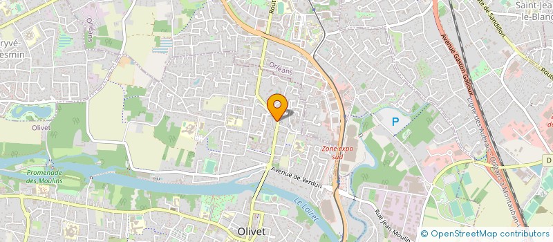 localisation de l'entreprise PHARMACIE DU LOIRET à OLIVET
