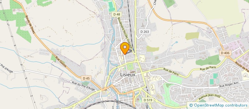 localisation de l'entreprise PHARMACIE DU LYCEE à LISIEUX