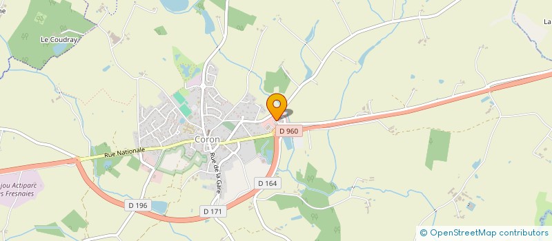 localisation de l'entreprise PHARMACIE DU LYS  CORON