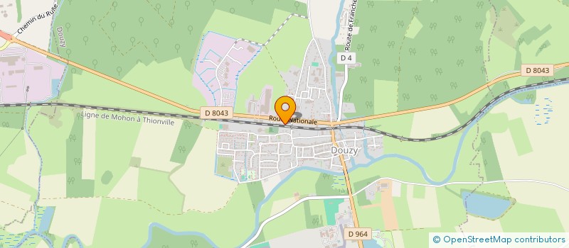 localisation de l'entreprise PHARMACIE DU MAGNE  DOUZY