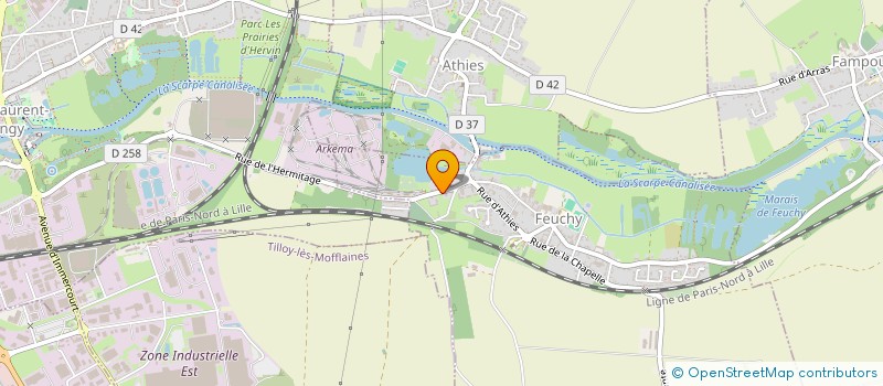 localisation de l'entreprise PHARMACIE DU MARAIS  FEUCHY