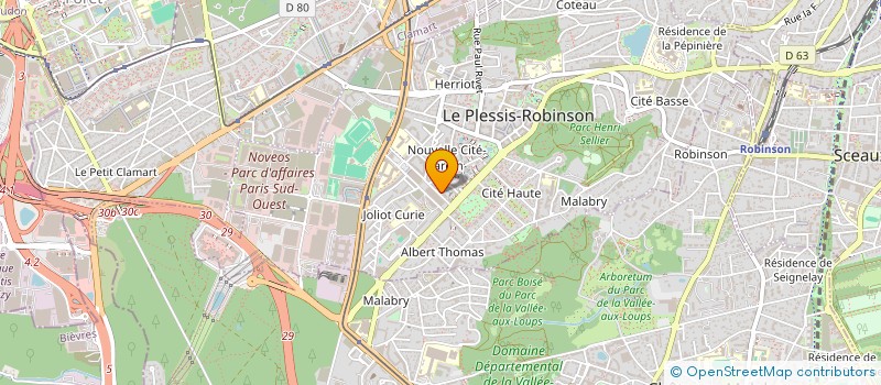 localisation de l'entreprise PHARMACIE DU MARCHE à LE PLESSIS-ROBINSON