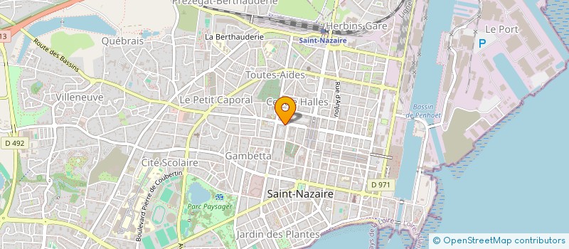localisation de l'entreprise PHARMACIE DU MARCHE à SAINT-NAZAIRE
