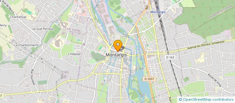 localisation de l'entreprise PHARMACIE DU MARCHE à MONTARGIS