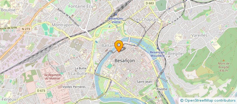 localisation de l'entreprise PHARMACIE DU MARCHE à BESANCON