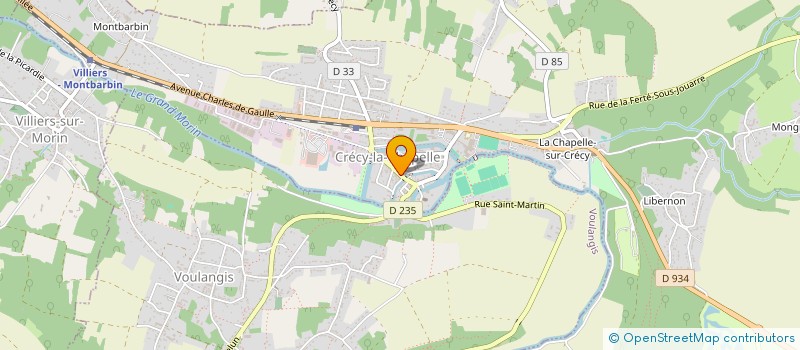 localisation de l'entreprise PHARMACIE DU MARCHE  CRECY-LA-CHAPELLE