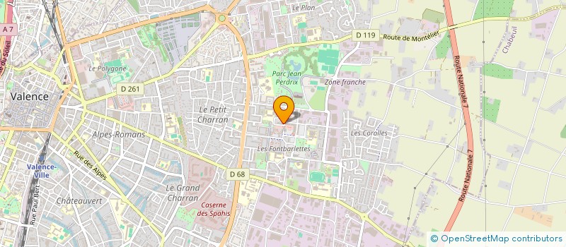 localisation de l'entreprise PHARMACIE DU MARCHE à VALENCE