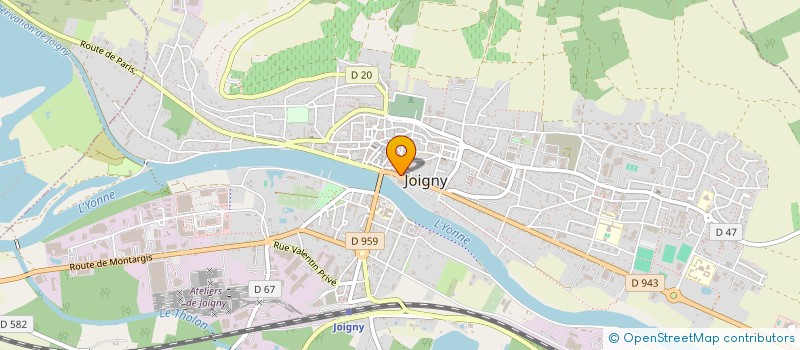 localisation de l'entreprise PHARMACIE DU MARCHE à JOIGNY