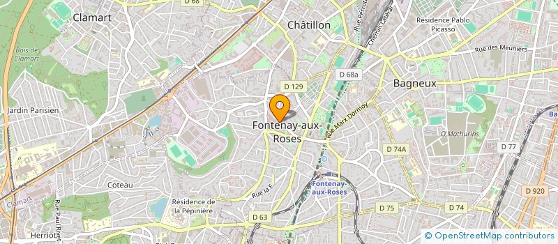 localisation de l'entreprise PHARMACIE DU MARCHE à FONTENAY-AUX-ROSES
