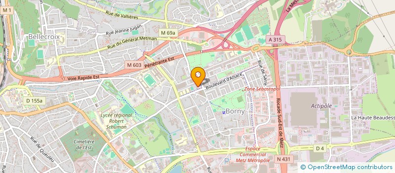 localisation de l'entreprise PHARMACIE DU MARCHE  METZ