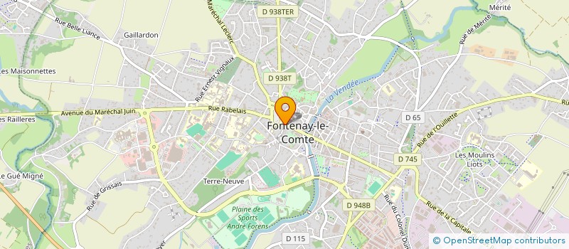 localisation de l'entreprise PHARMACIE DU MARCHE à FONTENAY-LE-COMTE