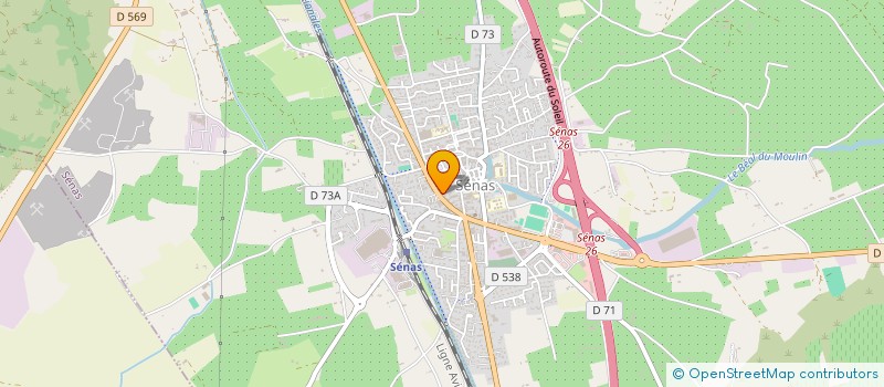 localisation de l'entreprise PHARMACIE DU MARCHE à SENAS
