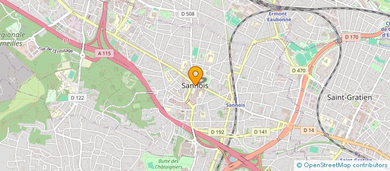 localisation de l'entreprise PHARMACIE DU MARCHE MADAR  SANNOIS