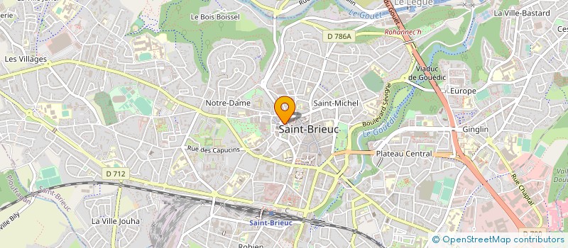 localisation de l'entreprise PHARMACIE DU MARTRAY à SAINT-BRIEUC