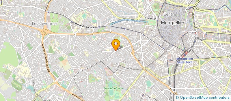 localisation de l'entreprise PHARMACIE DU MAS DE MERLE à MONTPELLIER