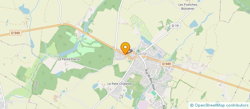 localisation de l'entreprise PHARMACIE DU MENHIR  AVRILLE