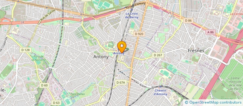 localisation de l'entreprise PHARMACIE DU METRO à ANTONY