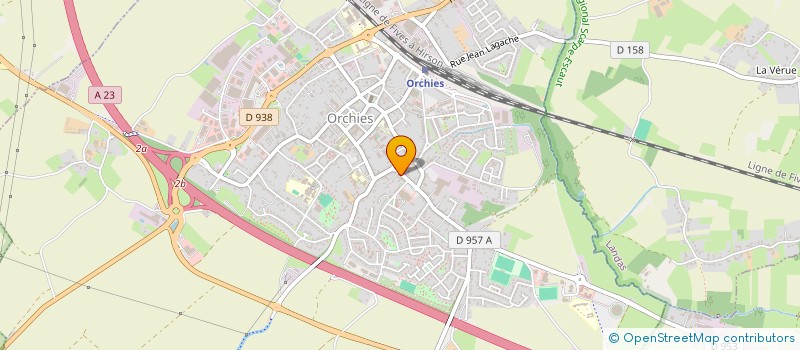 localisation de l'entreprise PHARMACIE DU MILLENIUM  ORCHIES