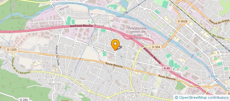 localisation de l'entreprise PHARMACIE DU MONT BLANC  SCIONZIER