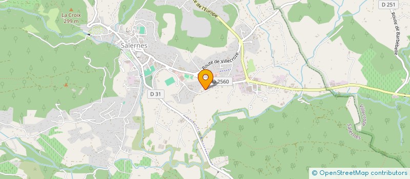 localisation de l'entreprise PHARMACIE DU MOULIN à SALERNES