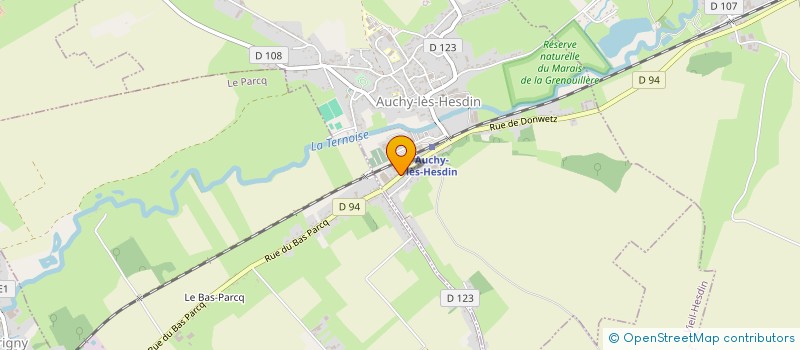 localisation de l'entreprise PHARMACIE DU MOULIN  BLANGY-SUR-TERNOISE