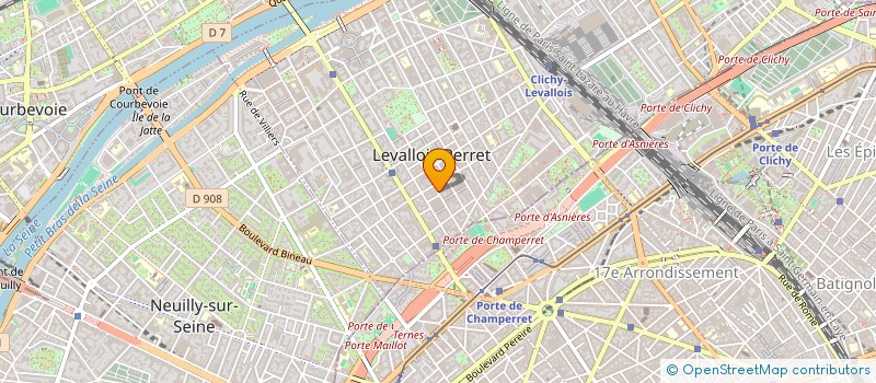 localisation de l'entreprise PHARMACIE DU PALAIS DES SPORTS à LEVALLOIS-PERRET